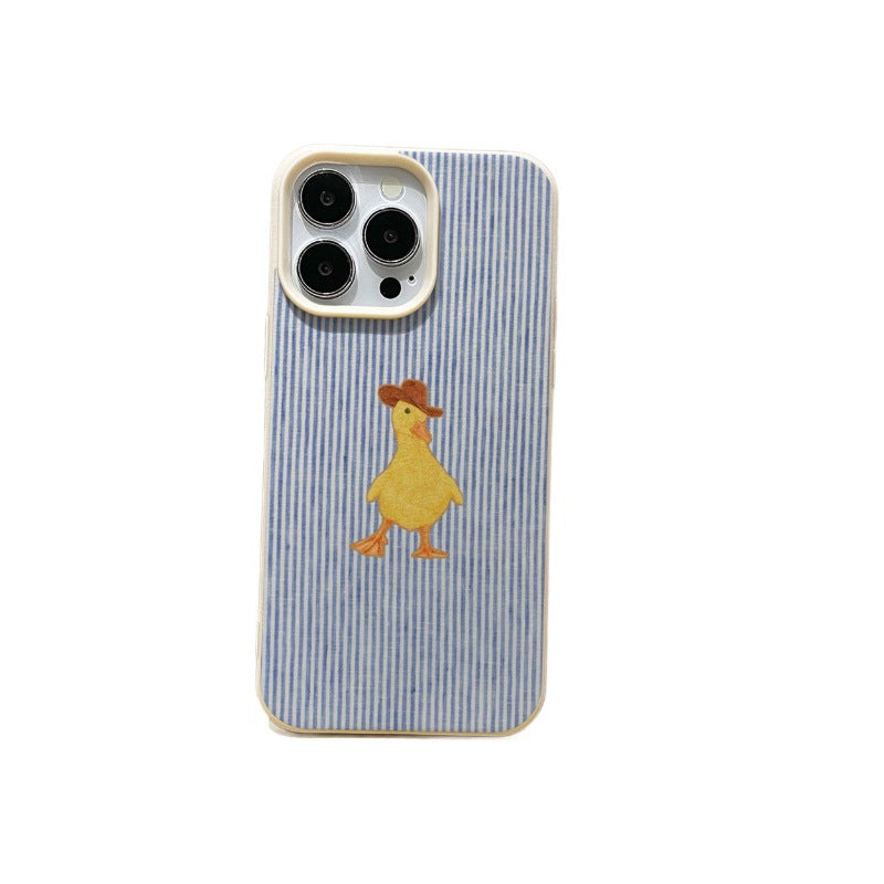 🐥🤠 Cowboy Duck iPhone Case – Cute Western Duck Phone Cover