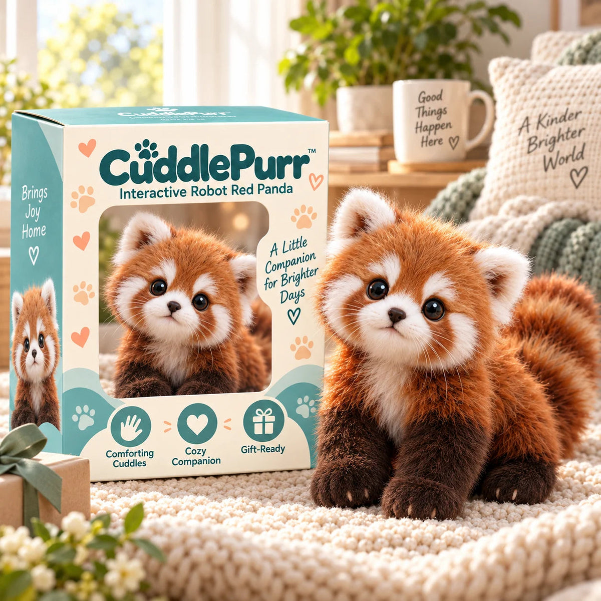 Tyiimax™ Red Panda -Interactive Plush Companion I A Little Friend, A Lot Of Love