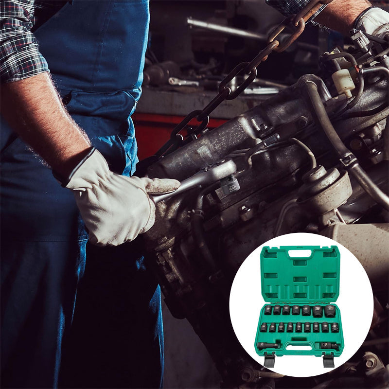 13-Piece Metric Low Profile Socket Set