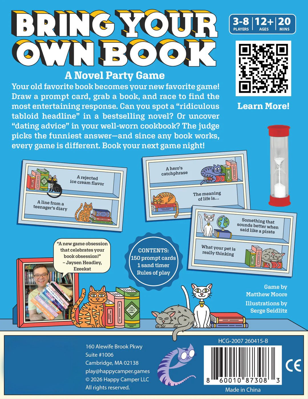 📚🐱Bring Your Own Book: A Novel Party Game(📦Buy 2 Free Shipping)
