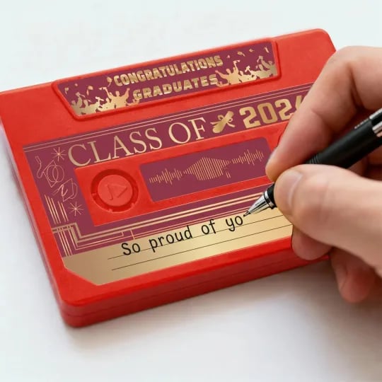 🎓 Voice Recordable Graduation Greeting Card
