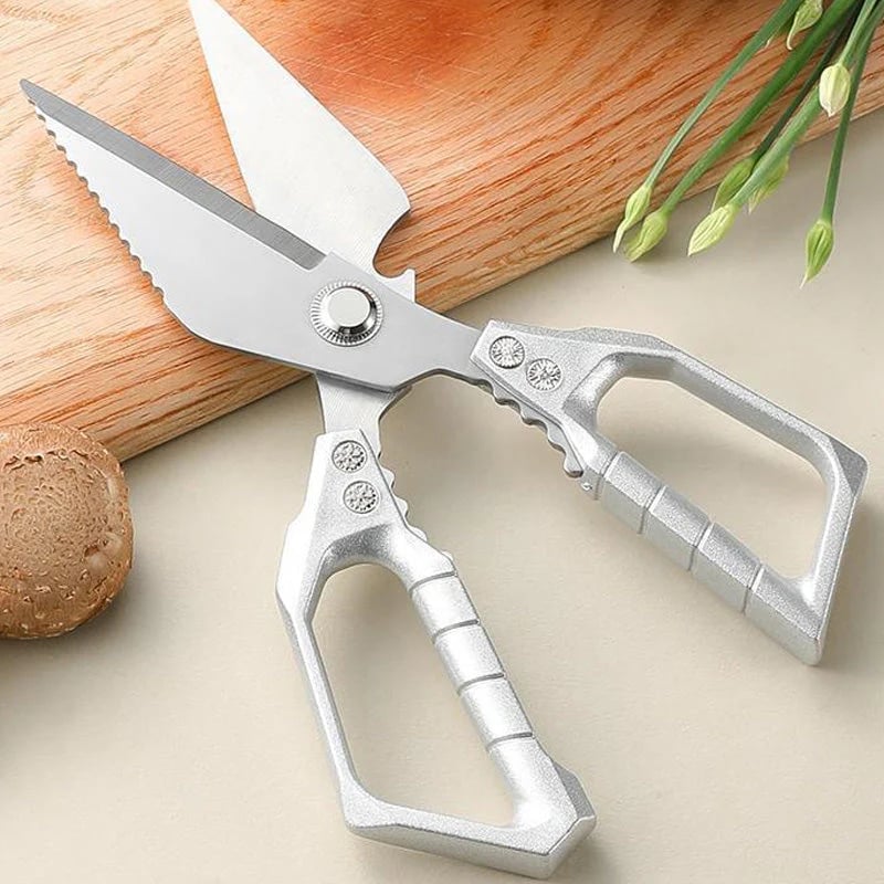 ✂️ Heavy-Duty Kitchen Scissors - Multi-Function & Dishwasher Safe, Perfect for Poultry, Herbs and Daily Use 🍗✨