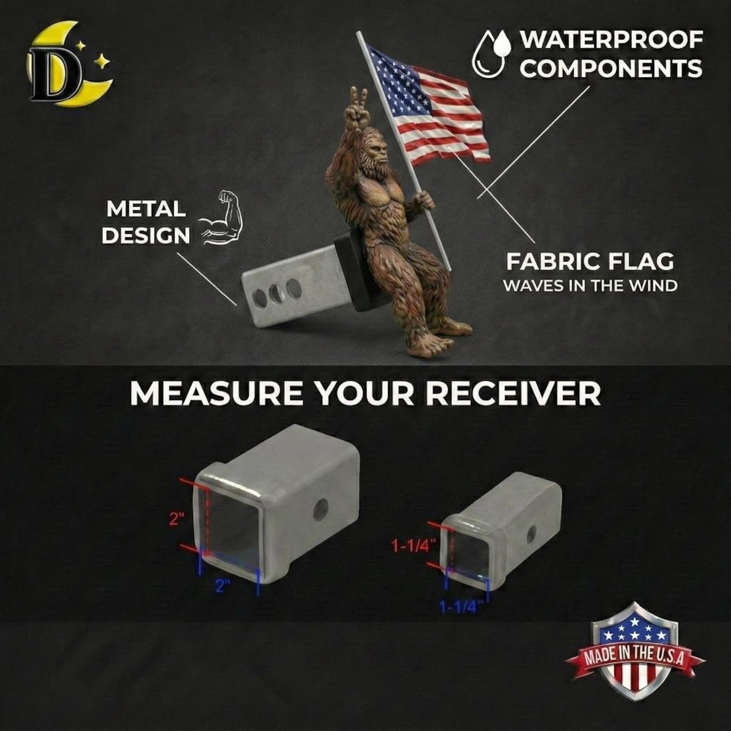 🔥Patriot Bigfoot Trailer Hitch