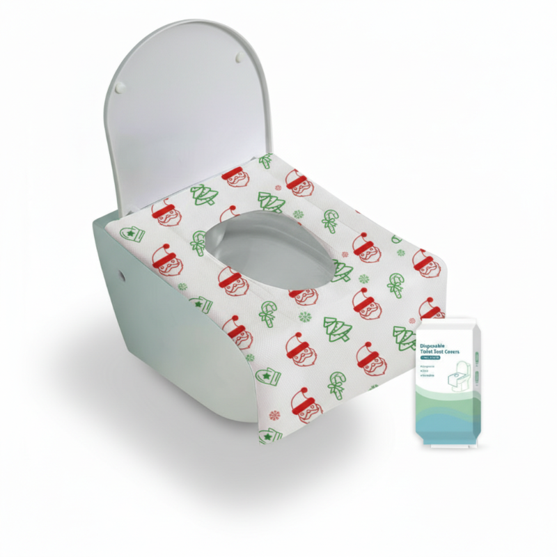 💥Disposable Waterproof Toilet Seat Covers Pack – Hygienic, Comfortable & Perfect for Travel & Public Restrooms 🧳