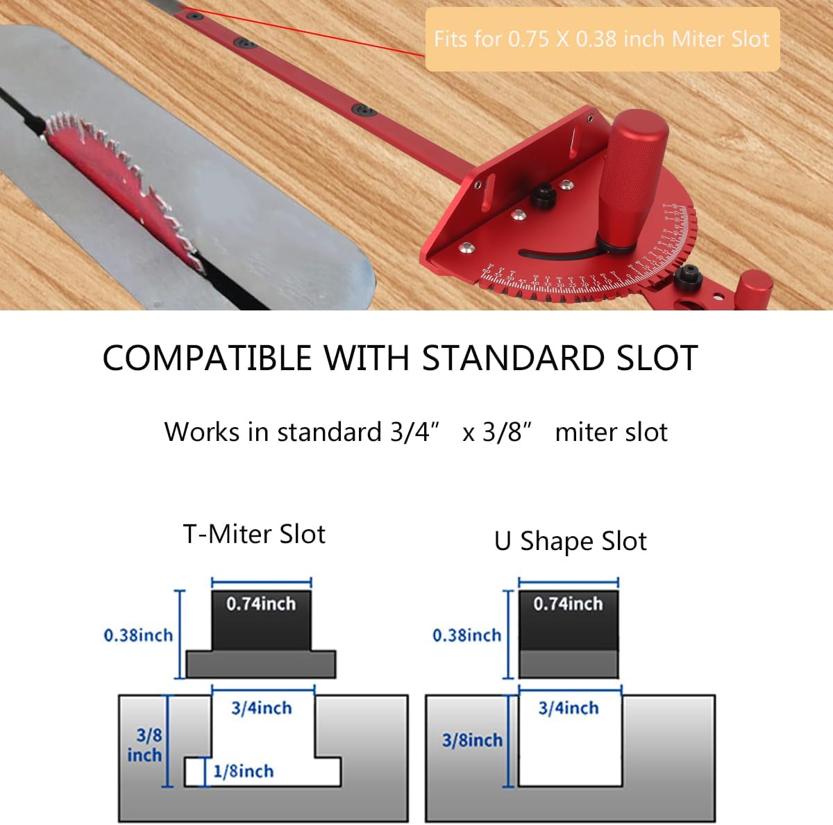 Precision Miter Gauge for Table Saw