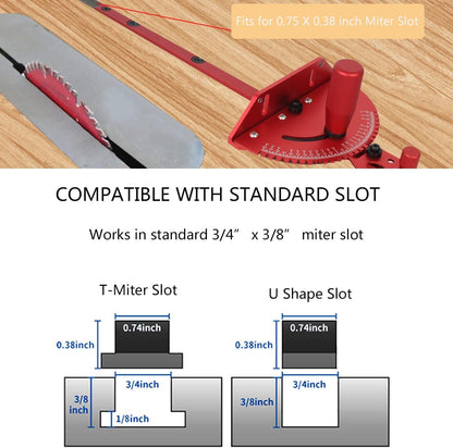 Precision Miter Gauge for Table Saw