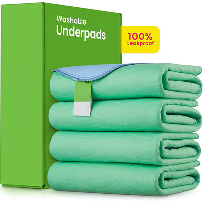 💧🛡️Reusable Heavy Absorbency Bed Pads | Waterproof Leakproof Underpad for Kids, Adults & Pets