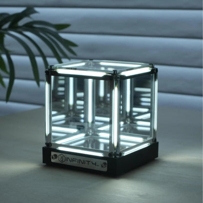 Infinite Abyss Cube – 4D RGB Mirror Lamp, Wireless & Touch Control