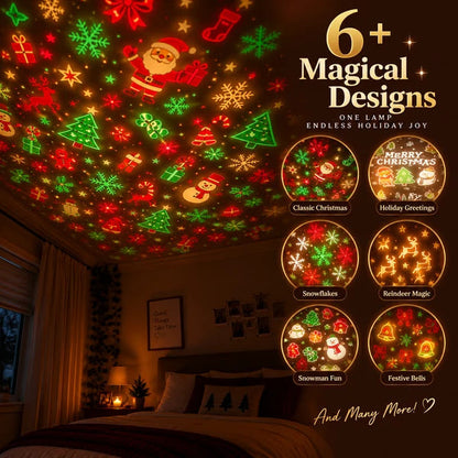 Christmas Projection Lamp – Transform Your Ceiling into a Christmas Wonderland!