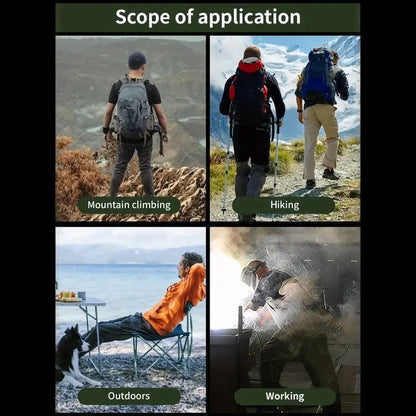 Men's Waterproof Tactical Work Pants - Solid Color with Multi-Pockets for Outdoor Activities