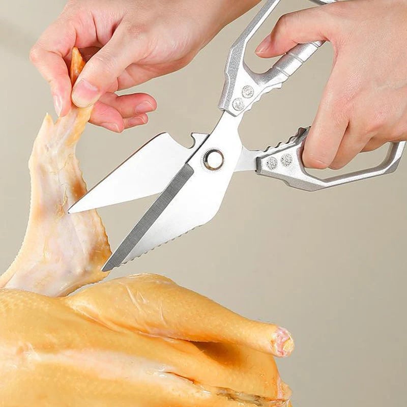 ✂️ Heavy-Duty Kitchen Scissors - Multi-Function & Dishwasher Safe, Perfect for Poultry, Herbs and Daily Use 🍗✨