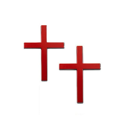 3D Christian Cross Sticker