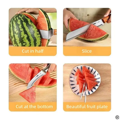 Stainless steel watermelon slicer