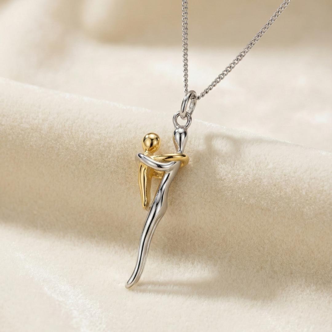 Mother & Child Hug Necklace – A Symbol of Endless Love