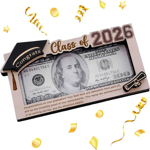 Graduation Money Holder 2026 – Creative Cash Gift Card Frame for Class of 2026, Graduation Keepsake Gift