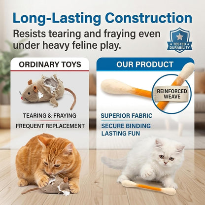 ❤️For happy, healthy, and active indoor cats🐱Swabs Cat Toys with Catnip