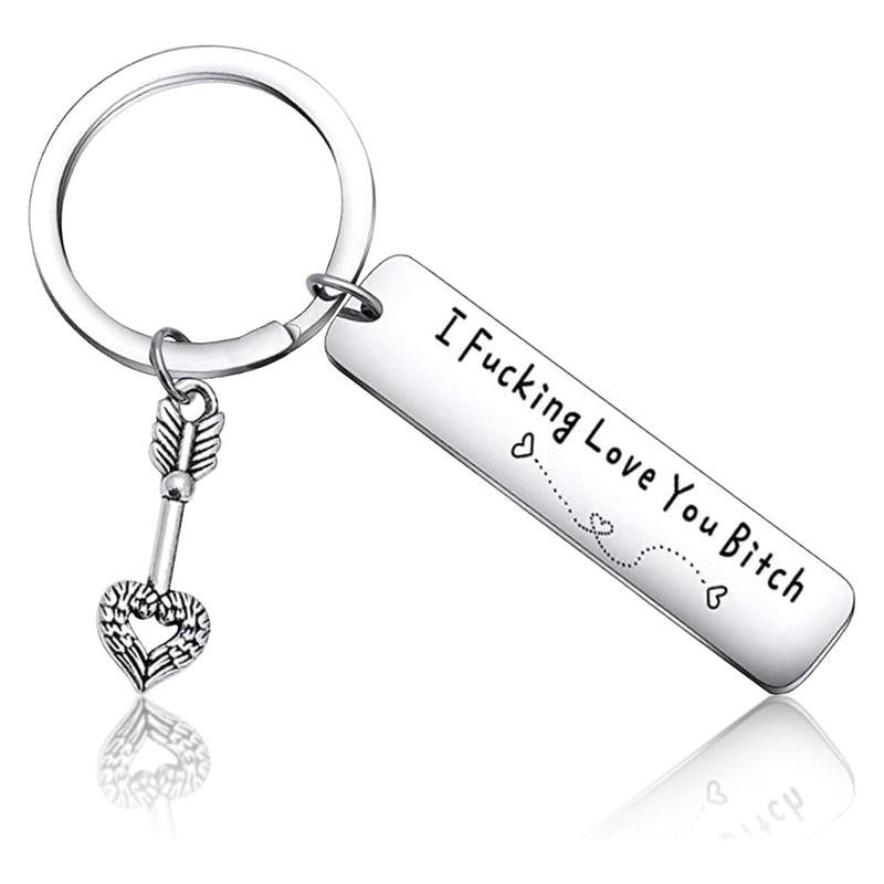Funny Engraved Love Keychain