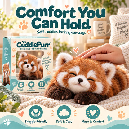 Tyiimax™ Red Panda -Interactive Plush Companion I A Little Friend, A Lot Of Love