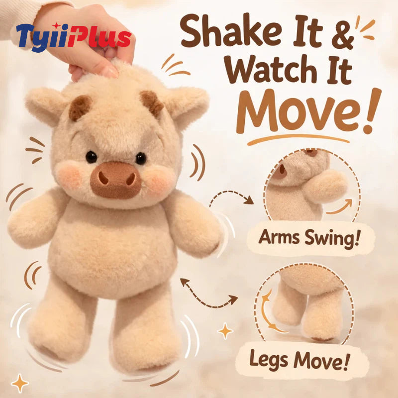 Running Highland Cow Plushie