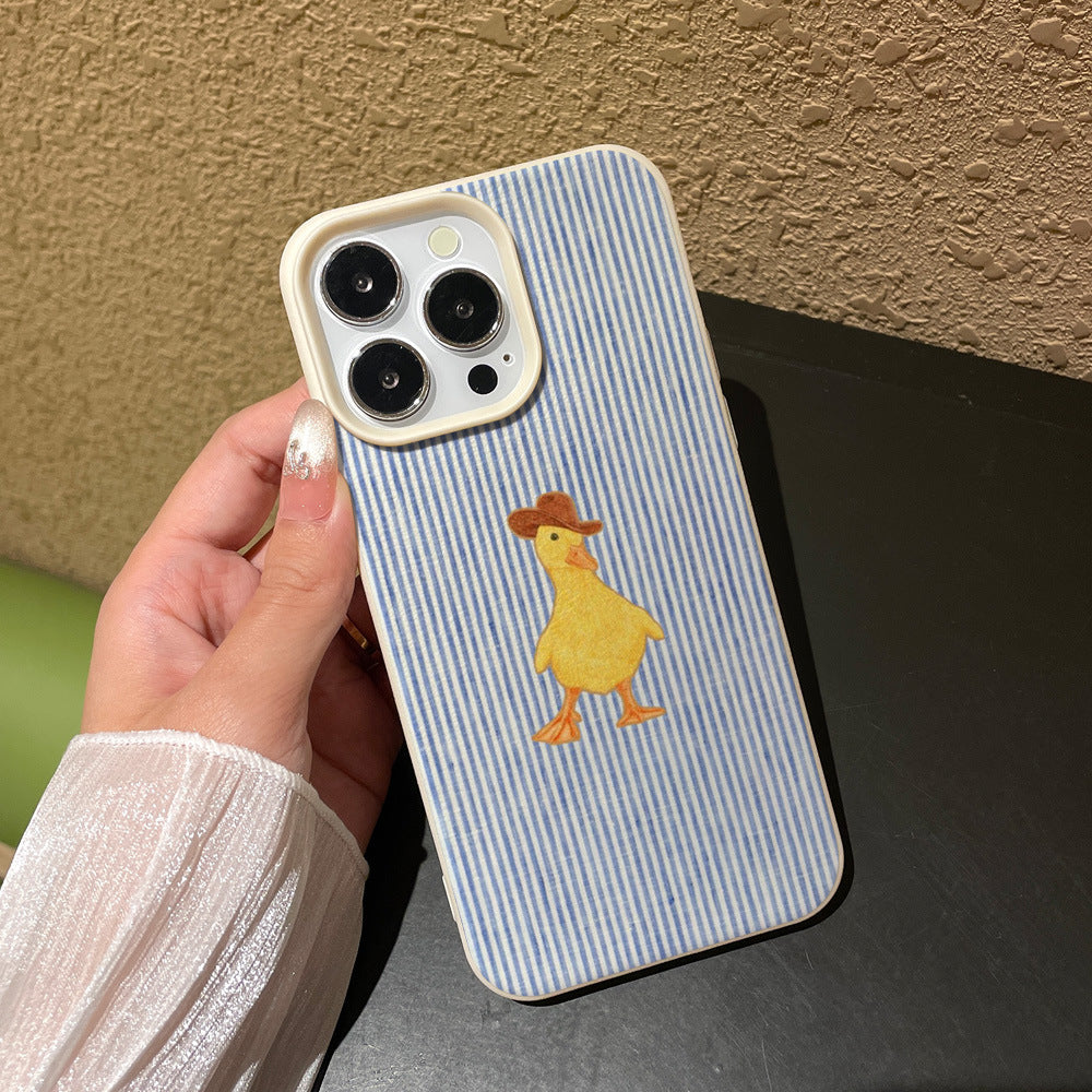 🐥🤠 Cowboy Duck iPhone Case – Cute Western Duck Phone Cover