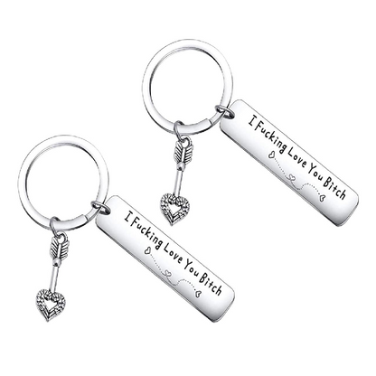 Funny Best Friend & Couple Keychain