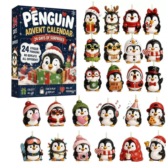 24-Day 3D Penguin Advent Calendar