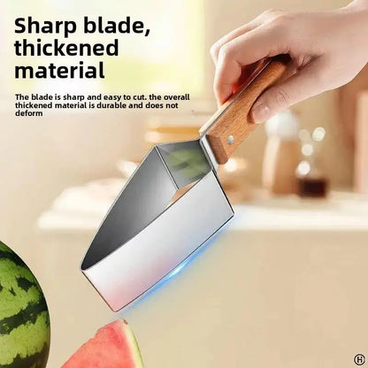 Stainless steel watermelon slicer