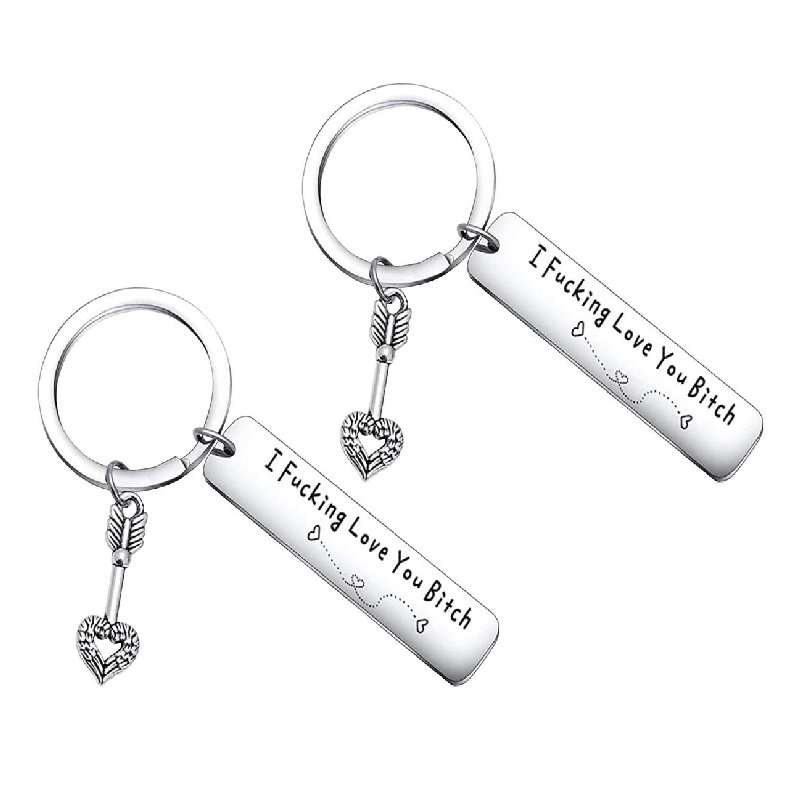 Funny Engraved Love Keychain