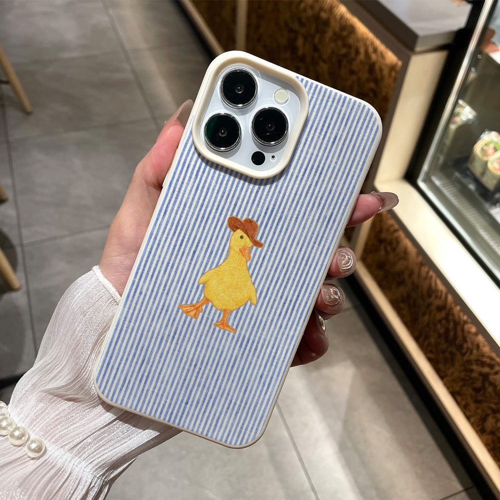 🐥🤠 Cowboy Duck iPhone Case – Cute Western Duck Phone Cover
