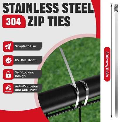 Tyiiplus™ Heavy Duty Stainless Steel Tie Gun Kit