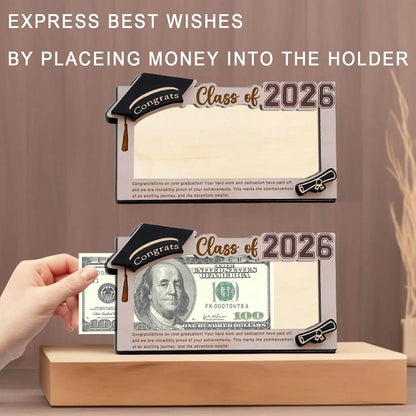 Graduation Money Holder 2026 – Creative Cash Gift Card Frame for Class of 2026, Graduation Keepsake Gift