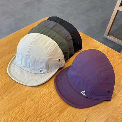 Vintage Japanese Street Style Baseball Cap – Lightweight Quick-Dry Duckbill Snapback Hat