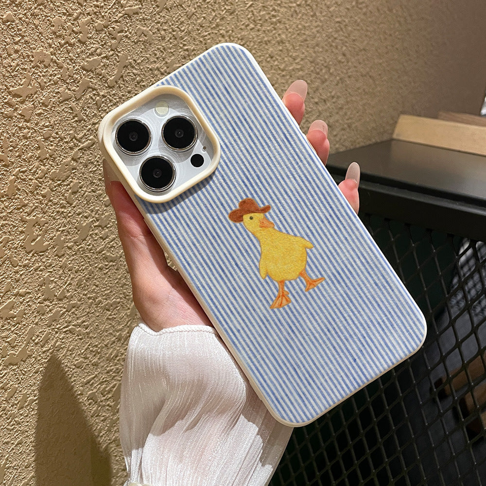 🐥🤠 Cowboy Duck iPhone Case – Cute Western Duck Phone Cover