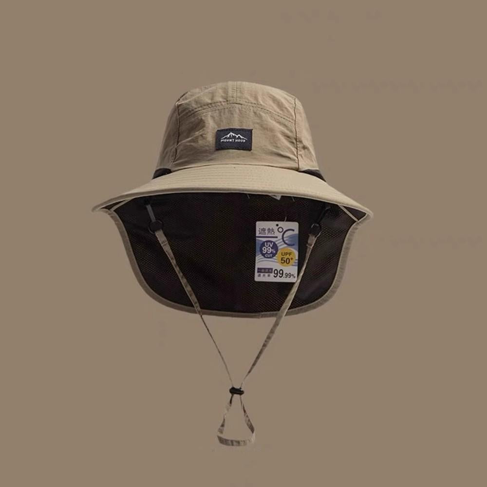 Unisex UV Protection Bucket Hat with Neck Flap – Breathable Sun Hat for Hiking, Fishing & Outdoor Adventures (Adult & Kids)