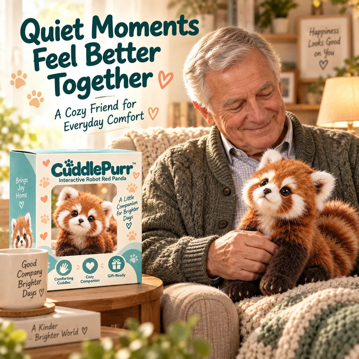 Tyiimax™ Red Panda -Interactive Plush Companion I A Little Friend, A Lot Of Love