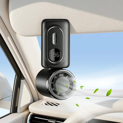 Mini Clip Fan – 3-in-1 Portable Rechargeable Fan with 3000mAh Battery, 5 Speeds & 180° Adjustable Airflow