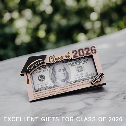 Graduation Money Holder 2026 – Creative Cash Gift Card Frame for Class of 2026, Graduation Keepsake Gift
