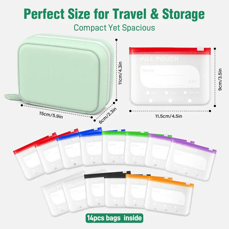 A8 Waterproof Pill Organizer Set