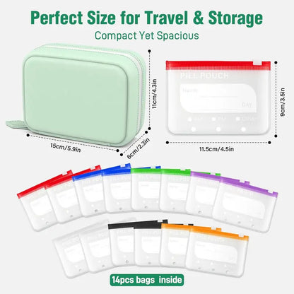 A8 Waterproof Pill Organizer Set