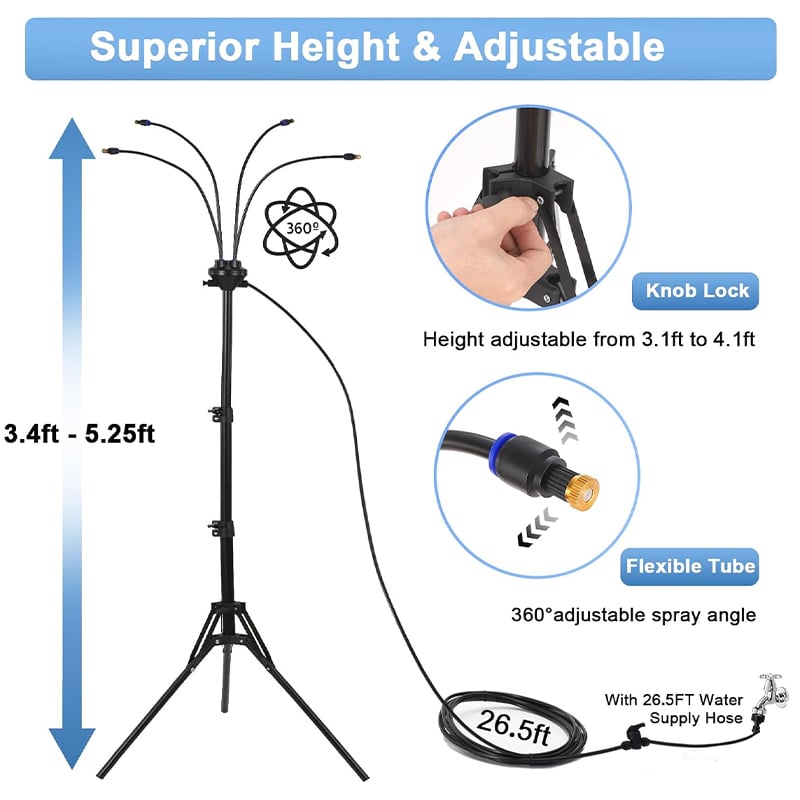 Standing Low-Pressure Spray System