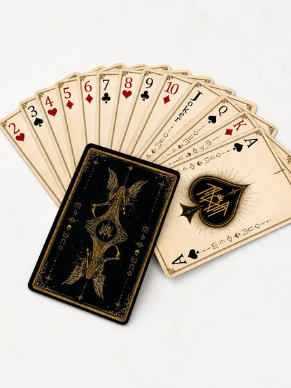 Sleep Token Inspired Playing Cards Deck – Gothic Fantasy Poker Cards, 54-Card Collectible Card Game for Music Fans & Collectors