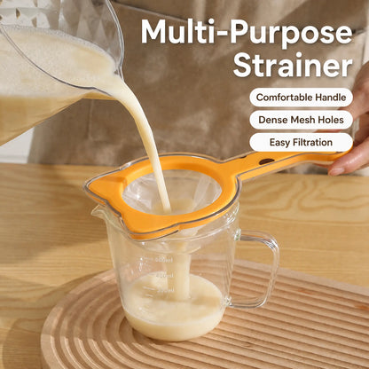 TYIIMAX™ Cat Ear Multi-Purpose Funnel & Fine Mesh Strainer – Food-Grade Kitchen Filter for Juices, Liquids & Dry Ingredients