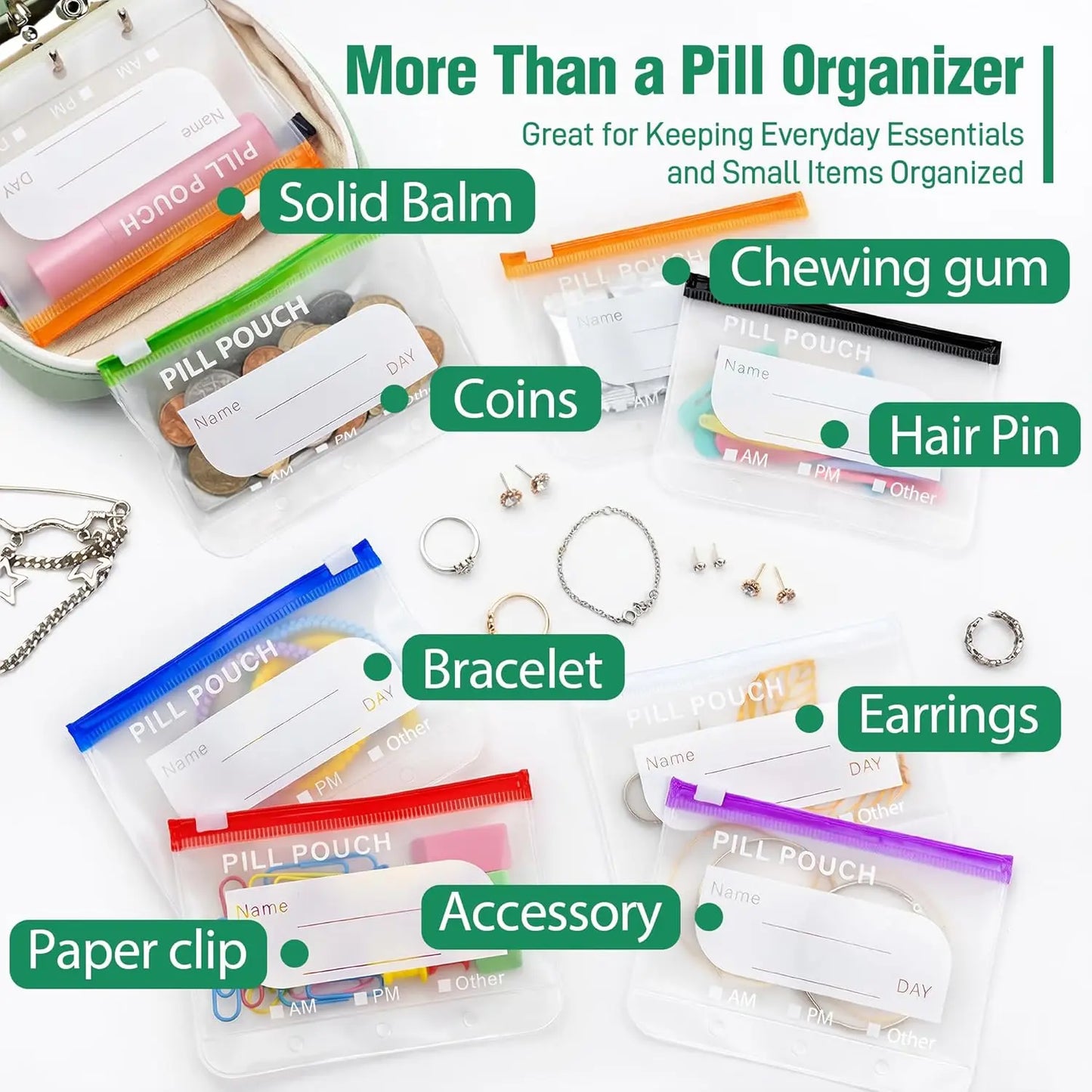 A8 Waterproof Pill Organizer Set