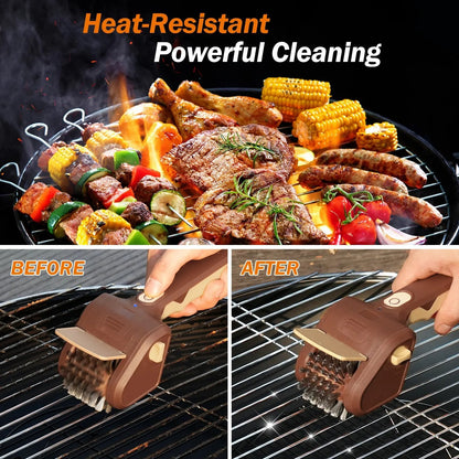 New Electric Grill Cleaner Bristle Free