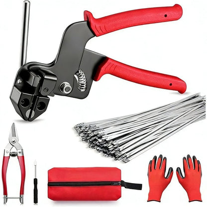 Tyiiplus™ Heavy Duty Stainless Steel Tie Gun Kit