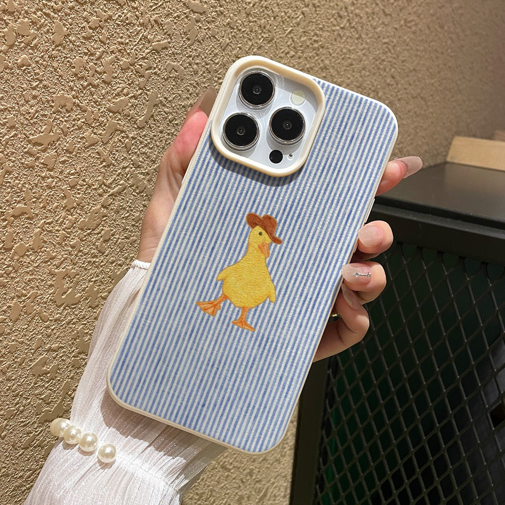 🐥🤠 Cowboy Duck iPhone Case – Cute Western Duck Phone Cover