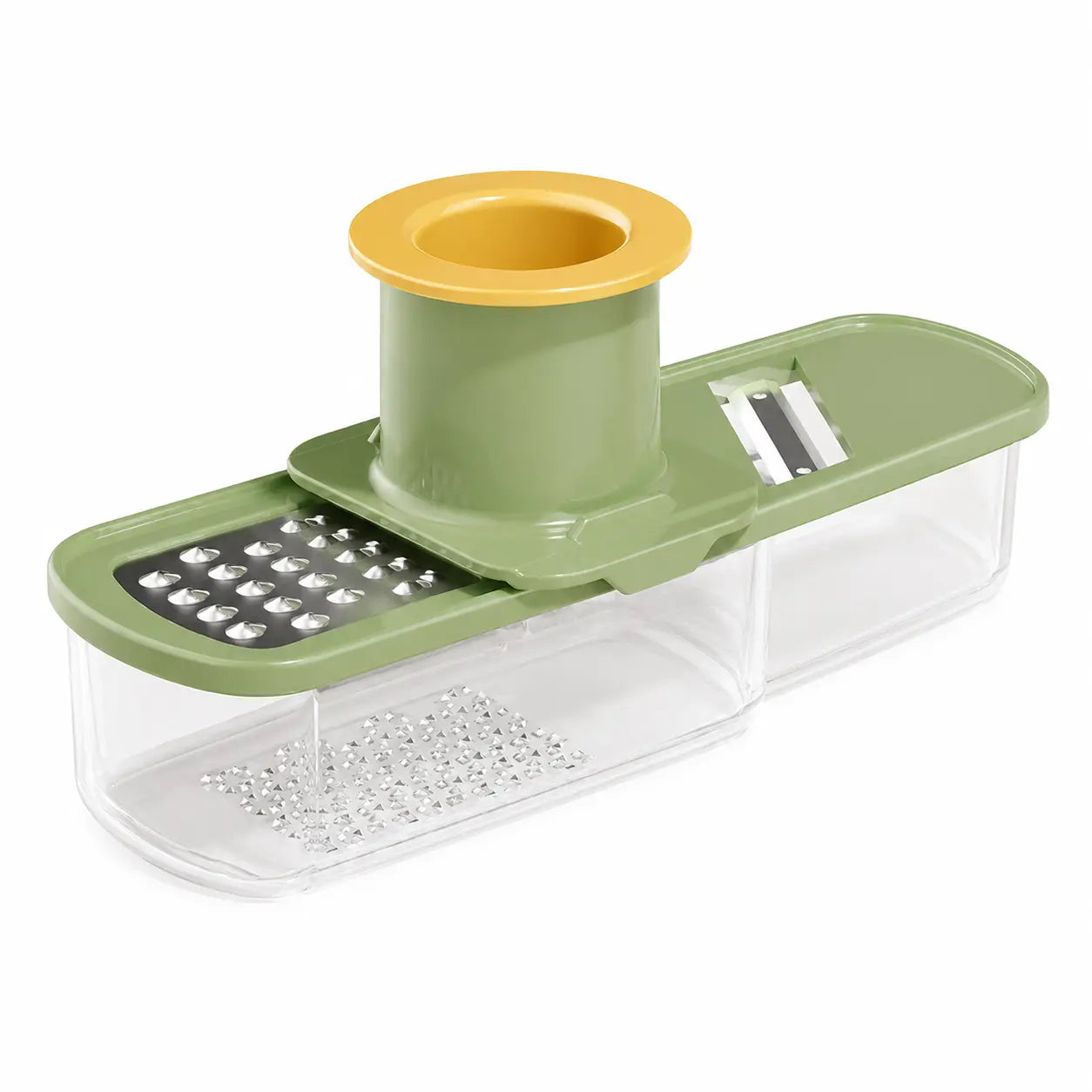 3-in-1 Garlic Grater, Slicer & Ginger Grinder with Hand Guard