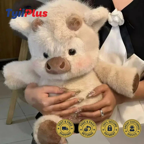 Running Highland Cow Plushie