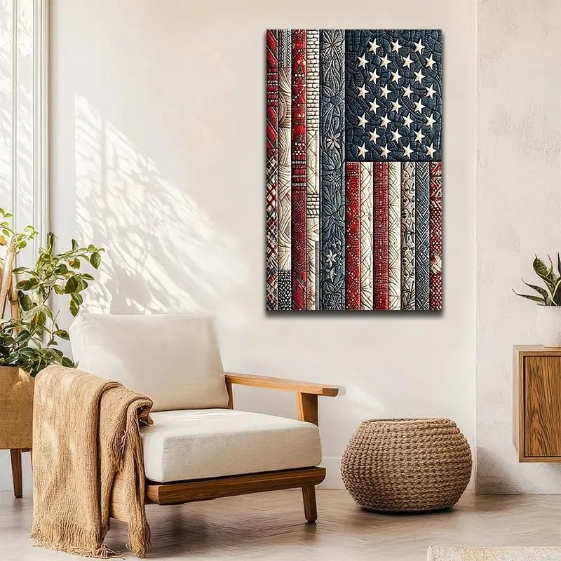 (Beginner-Friendly!)💎🇺🇸 American Flag DIY 5D Diamond Painting Kit❤️