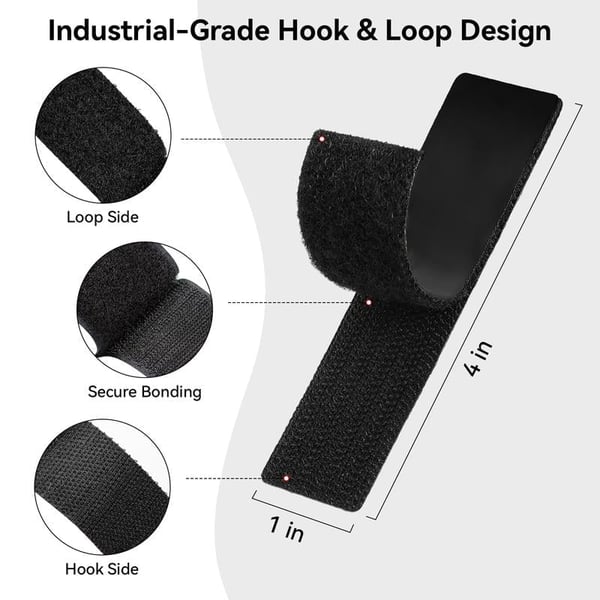 Hook and Loop Tape Sticky Back Double-Sided Command Adhesive Strip